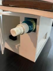 Functional testing: a bottle in the bottle slot.